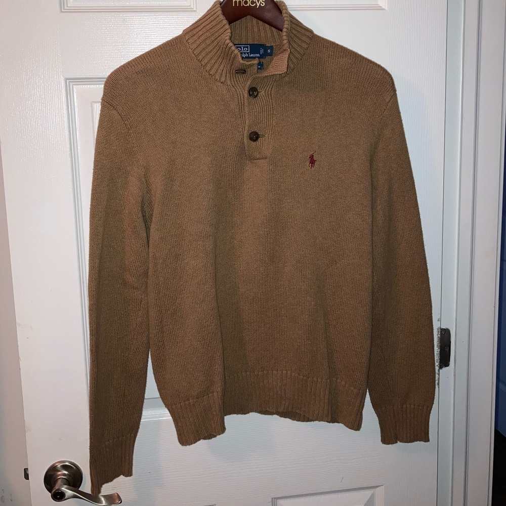 Polo Ralph Lauren- Mens Quarter Pullover Sweater- Size S